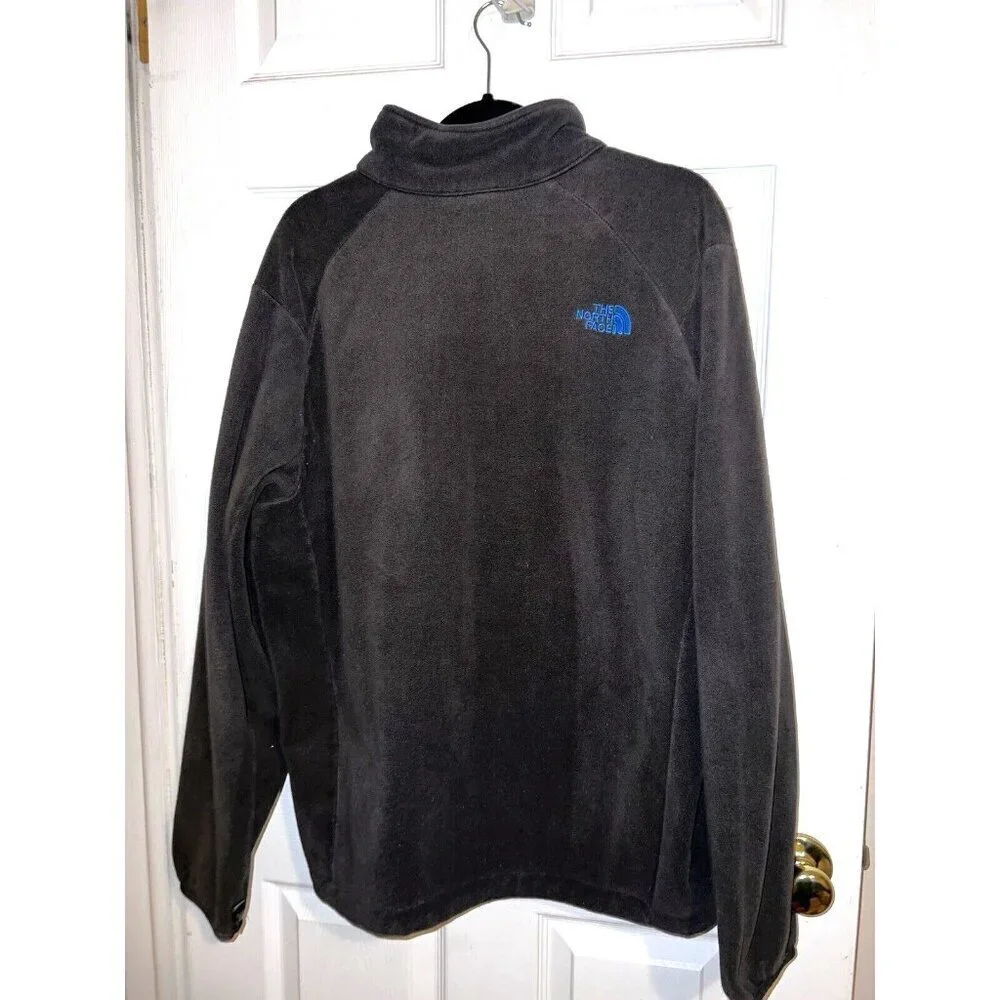 THE NORTH FACE Mens Gray Full Zipper Fleece Lined Sweater Jacket Sz XL